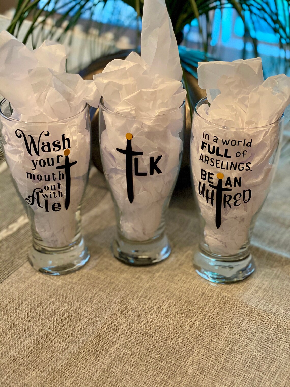 Funny Beer Glasses Etsy