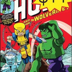Capas mínimas: Wolverine vs. Hulk (4x6)