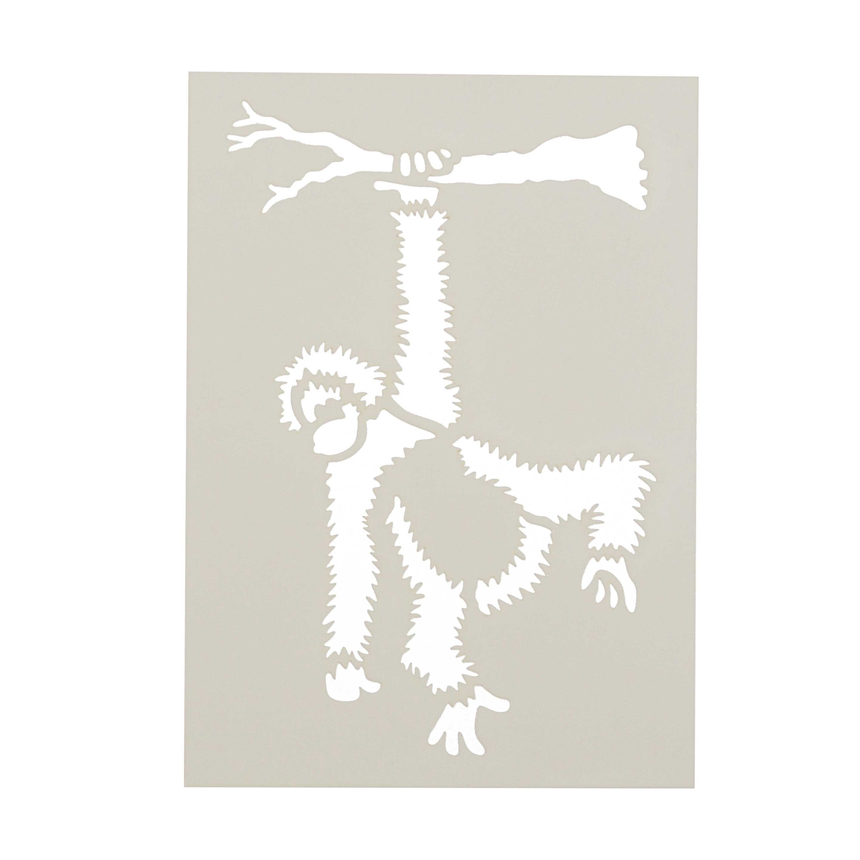 Orangutan Rainforest Stencil Set | Etsy