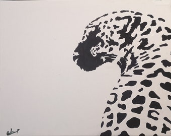 Cheetah Original Canvas Painting (Acrylic, not a copy)