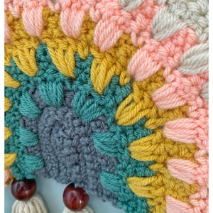 Easy Crochet Rainbow Crochet Wall Hanging Pattern Nursery Crochet Pattern Gallery Wall Crochet Pattern Crochet Boho Rainbow Pattern