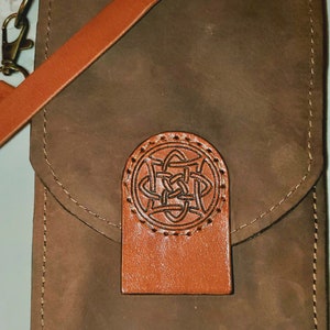 Crossbody Phone Wallet RFID Leather Purse