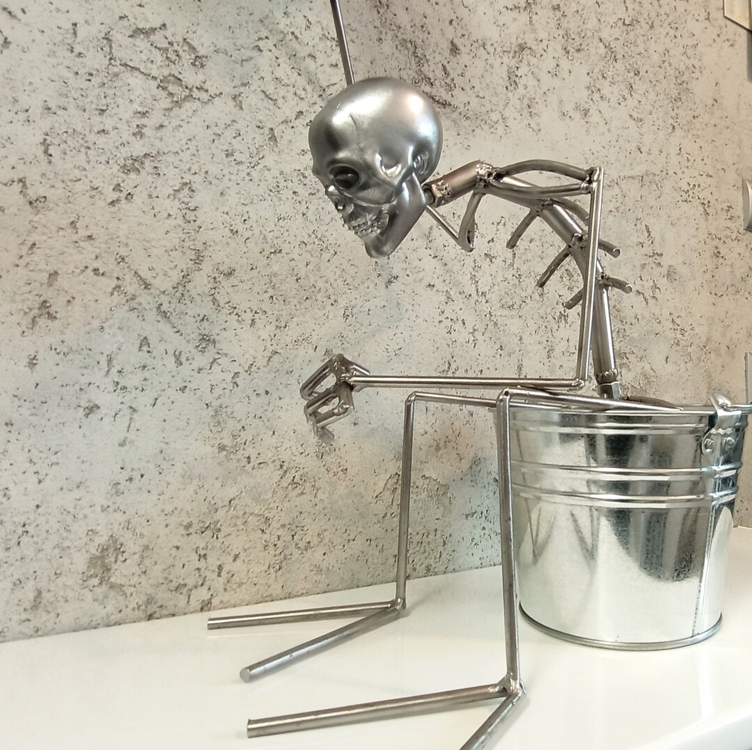 Skeleton, Toilet Paper Holder, Paper Stand, Metal Skeleton, Skull, 70 ...