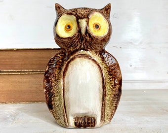 イタリア陶器 フクロウの置物 ピアネタ セラミカ ヴィエトリ陶器