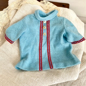 Vintage baby doll dress 60s handmade doll clothes