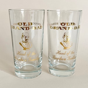 ヴィンテージ ウイスキー ハイボール グラス OLD GRAND DAD ロングドリンクグラス バーボン ウイスキー 1960 年代