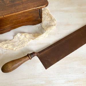 Antike Bündigsäge Handsäge Vintage Holzbearbeitungsgerät 1940er Jahre