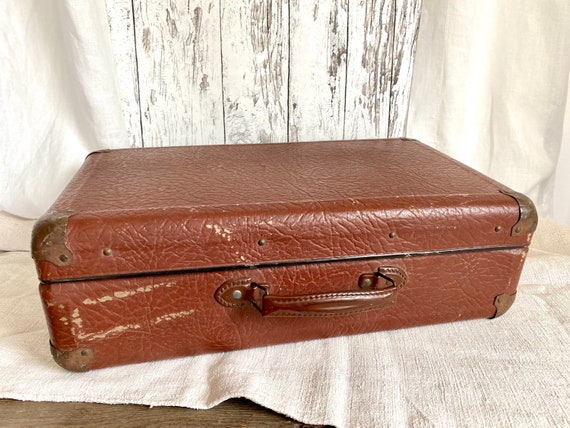 Antiker Holzkoffer Oldtimer Kofferraum mit ungewöhnlicher seitlicher  Öffnung 1930er Jahre - .de