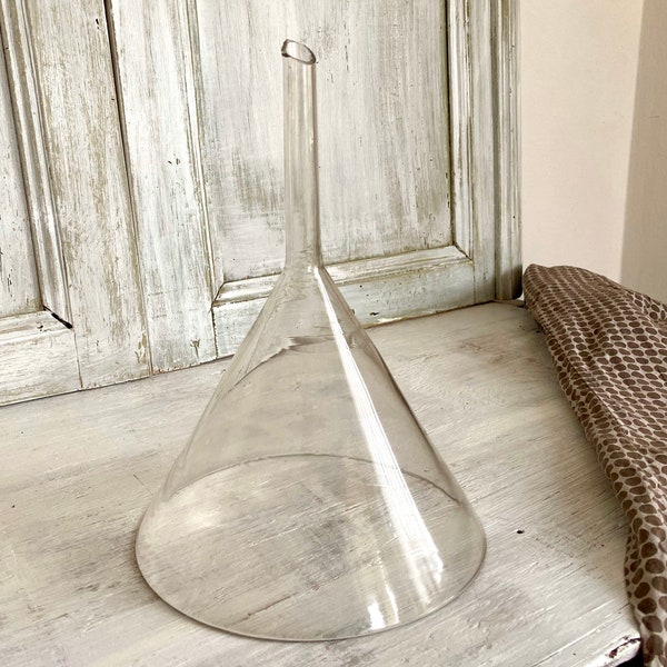 Glass Funnel Etsy