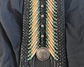 Black rear fender bib willow green