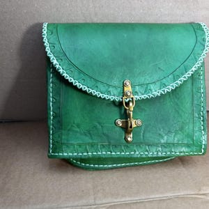 Large Leather Belt Pouch