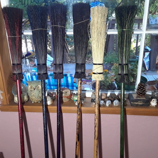 Hand crafted witches' brooms / besoms