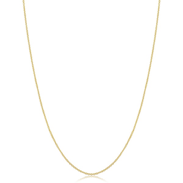 Gold Chain Necklace For Women, 14K Gold Filled, Cable Chain, Gold Link Chain, Layering Necklace, 1mm Thick