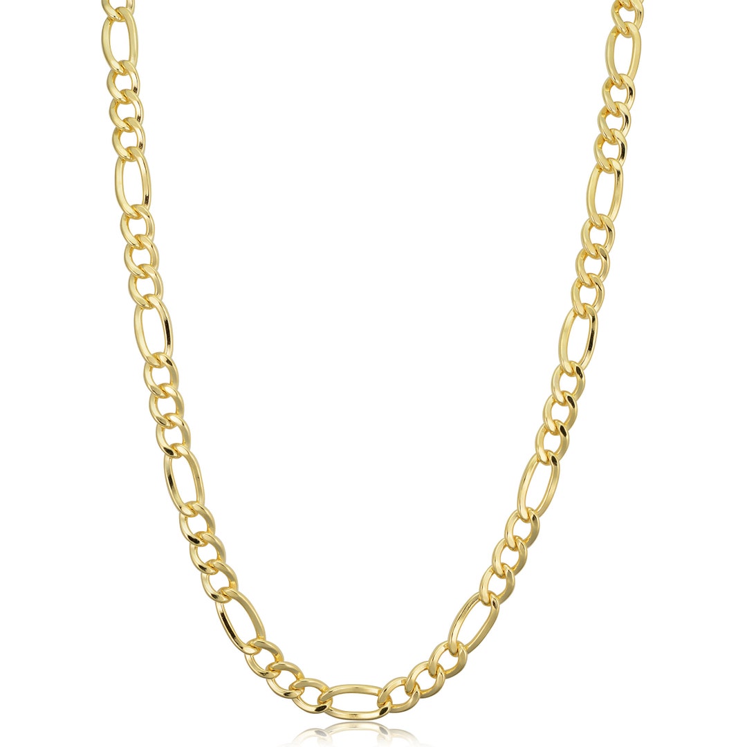 Gold Chain for Men and Women 14K Gold Filled Figaro Chain - Etsy