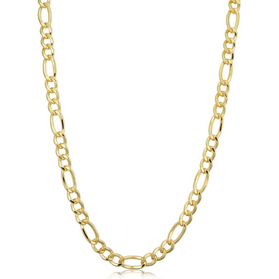 14k gold on sale filled figaro chain