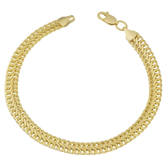 Kooljewelry Solid 14k Yellow Gold Filled Rope Chain Necklace (2.1 mm, 16  inch)