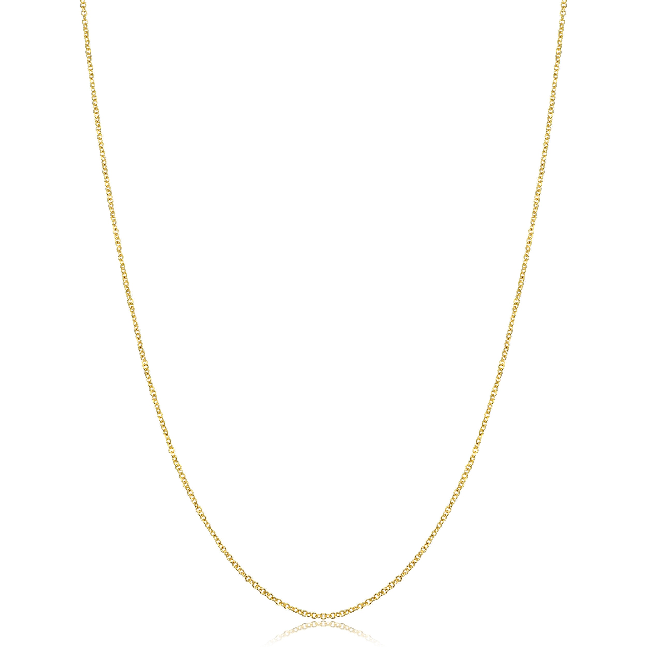 Gold Chain Necklace For Women, 14K Gold Filled, Cable Chain, Gold Lin…