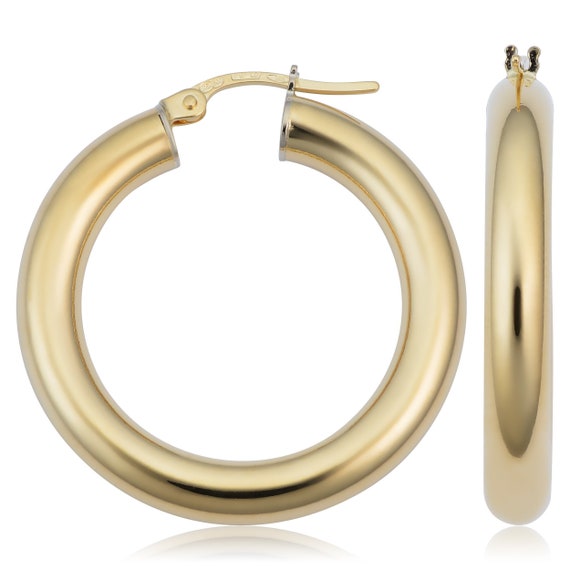 Etsy 14k 2024 gold hoop earrings