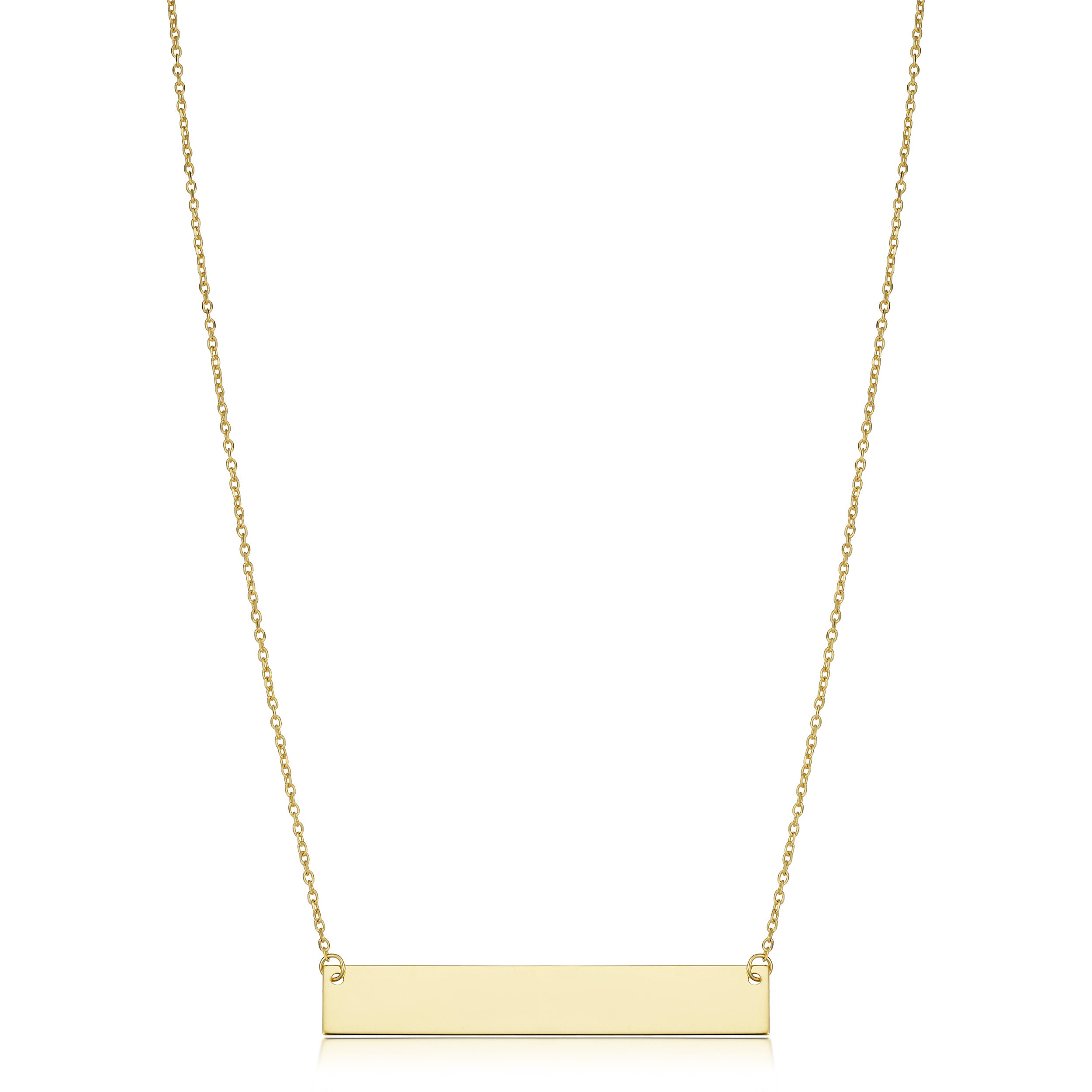 10k Yellow Gold 1.5 Polished Bar 