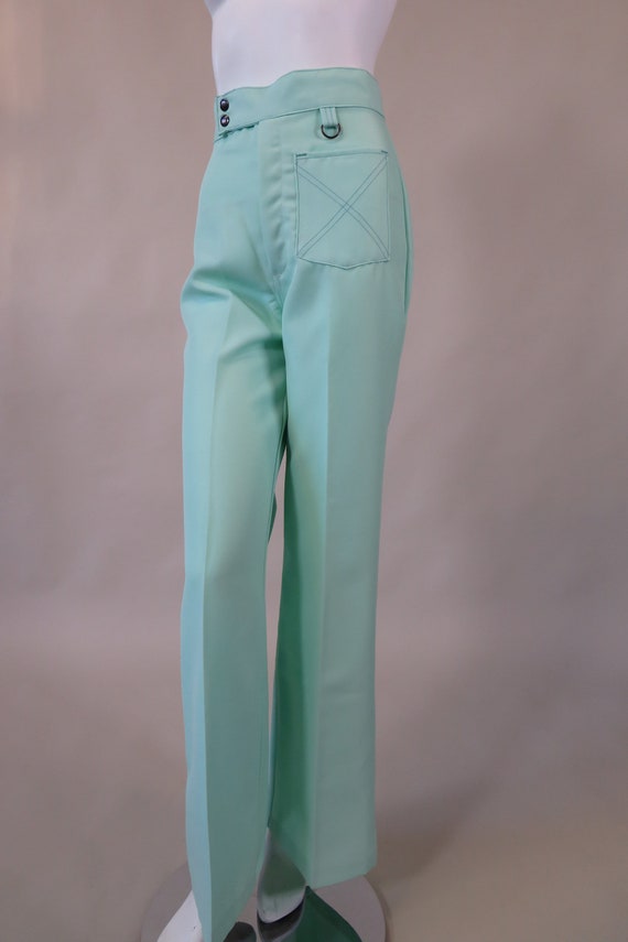 Aqua Bell Bottoms c.1970s