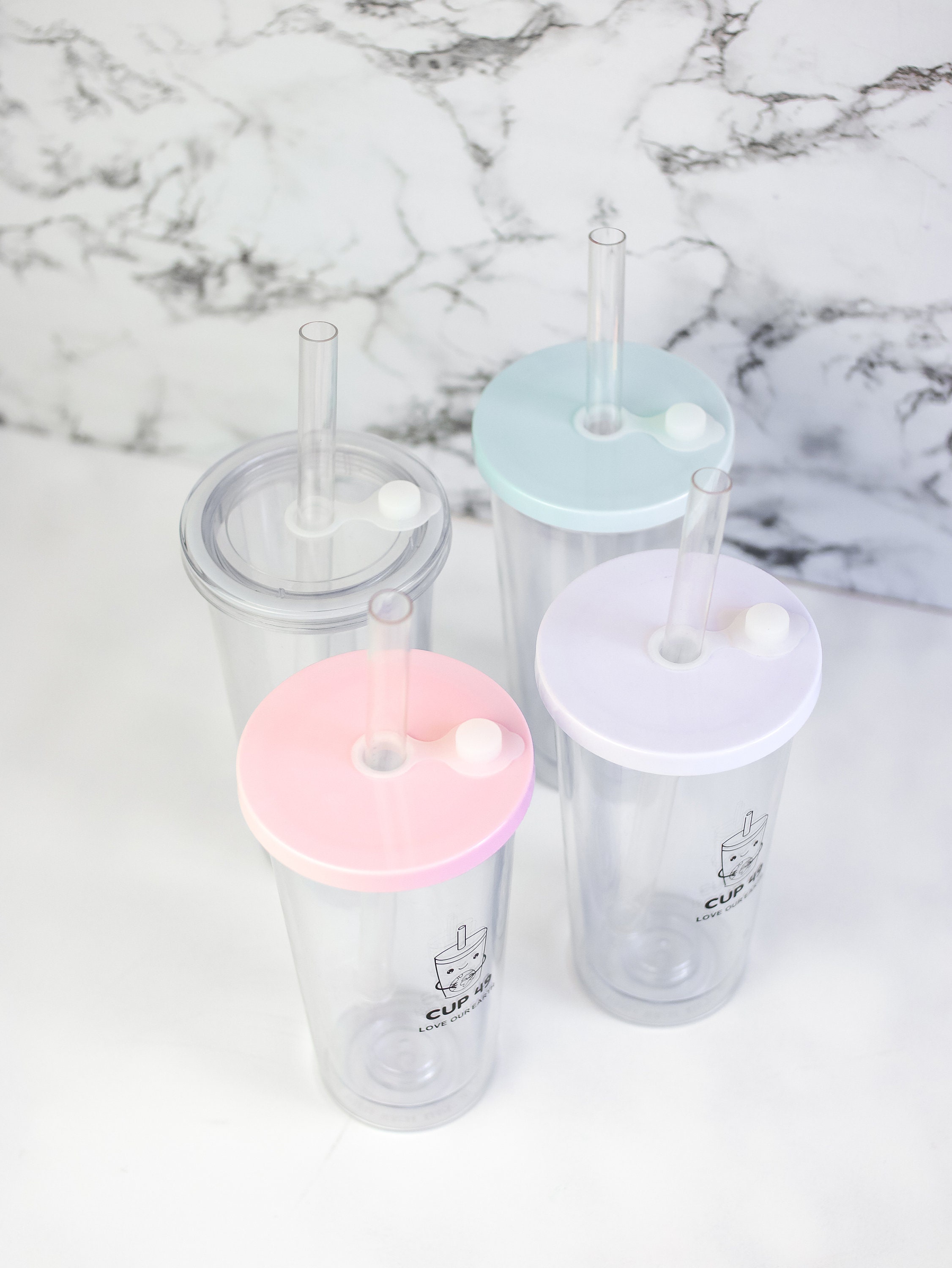 Reusable Bubble Tea Cup 49 Set 