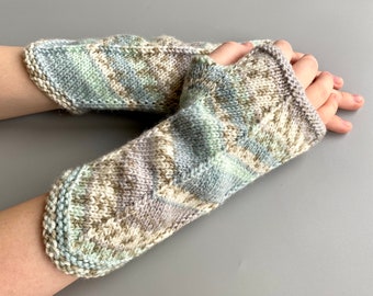 Fingerless Gloves Arm Warmers Wristwarmers Hand Knitted Women Fingerless Gloves Fingerless Mittens