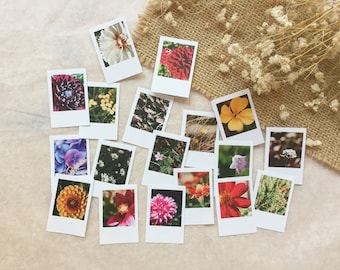 V Photo Sticker Flowers, Stickers, Flowers, Instant Picture, samesjournal