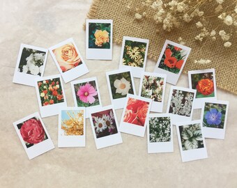 IV Photo Sticker Flowers, Stickers, Flowers, Instant Picture, samesjournal