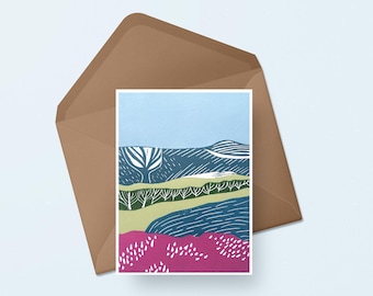 Llanbedrog - Llyn Peninsular - North Wales - Greetings Card