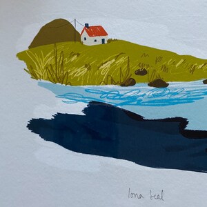 Iona Seal A4 print of Isle of Iona, Scotland image 3