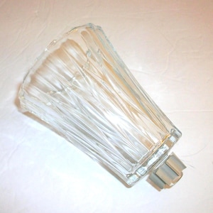 Vintage Ribbed Glass Votive Holder: Home Interiors (Homco) Pegged Candle Cup