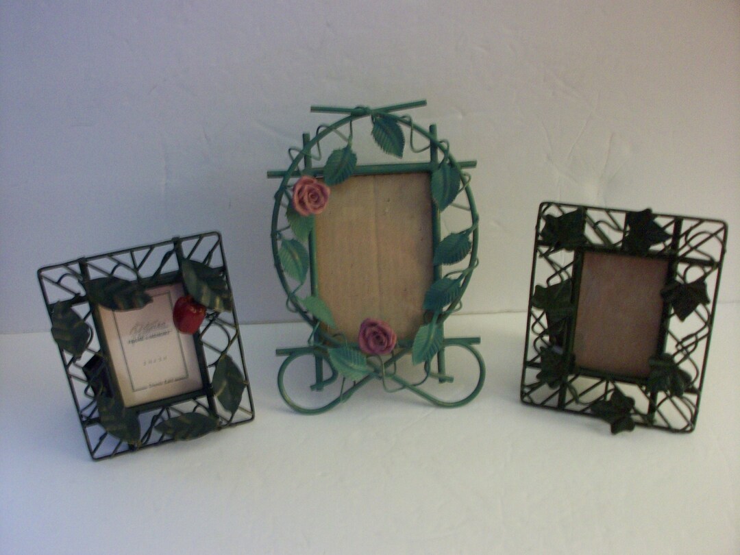 Vintage Dennis East Picture Frames Set of 3 Easel Back Etsy