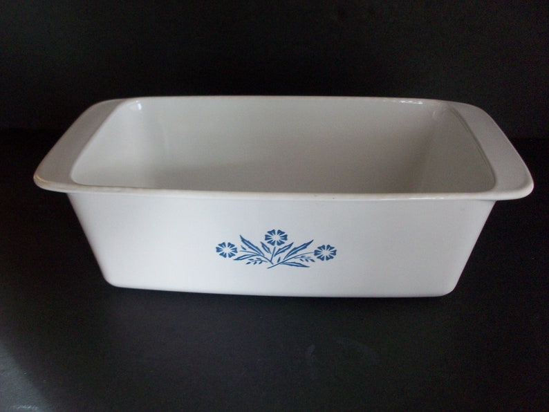 Corning Ware Blue Cornflower Loaf Pan P315B Vintage 2 Quart Etsy