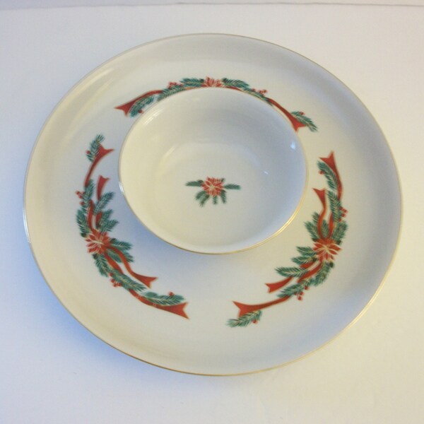 Christmas Chip and Dip Set Etsy
