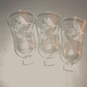 Vintage Pegged Angel with Trumpet Embossed Votive Cups - Set of 3, Christmas Candle Holders by Home Interiors and Gifts (Homco)