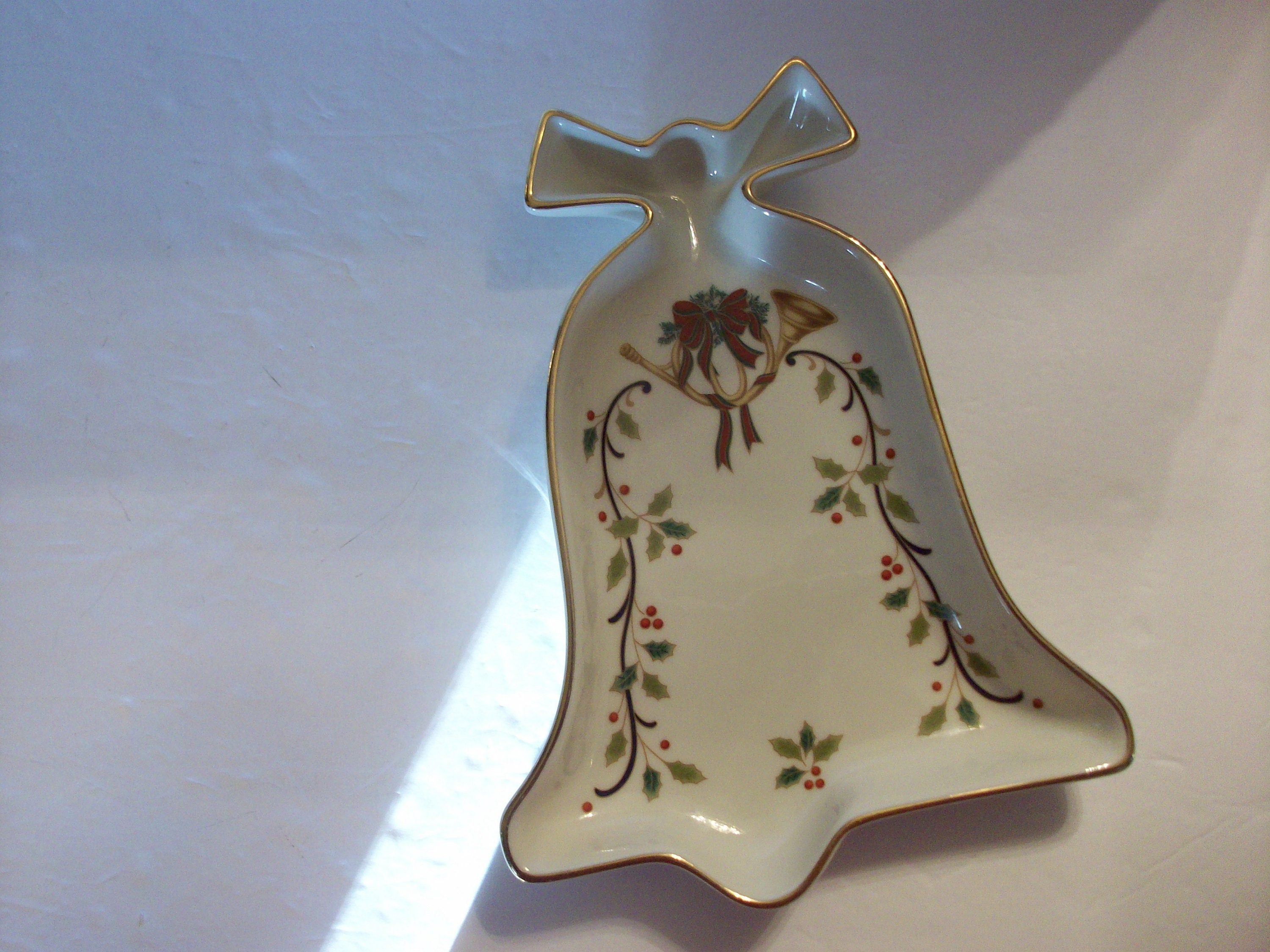 Mikasa Bell Shaped Christmas Candy Dish Vintage Mikasa | Etsy