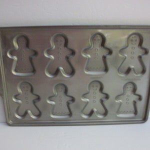 EKCO Bakers Secret GINGERBREAD MEN Baking Sheet Cookie Kids Pan Nestle