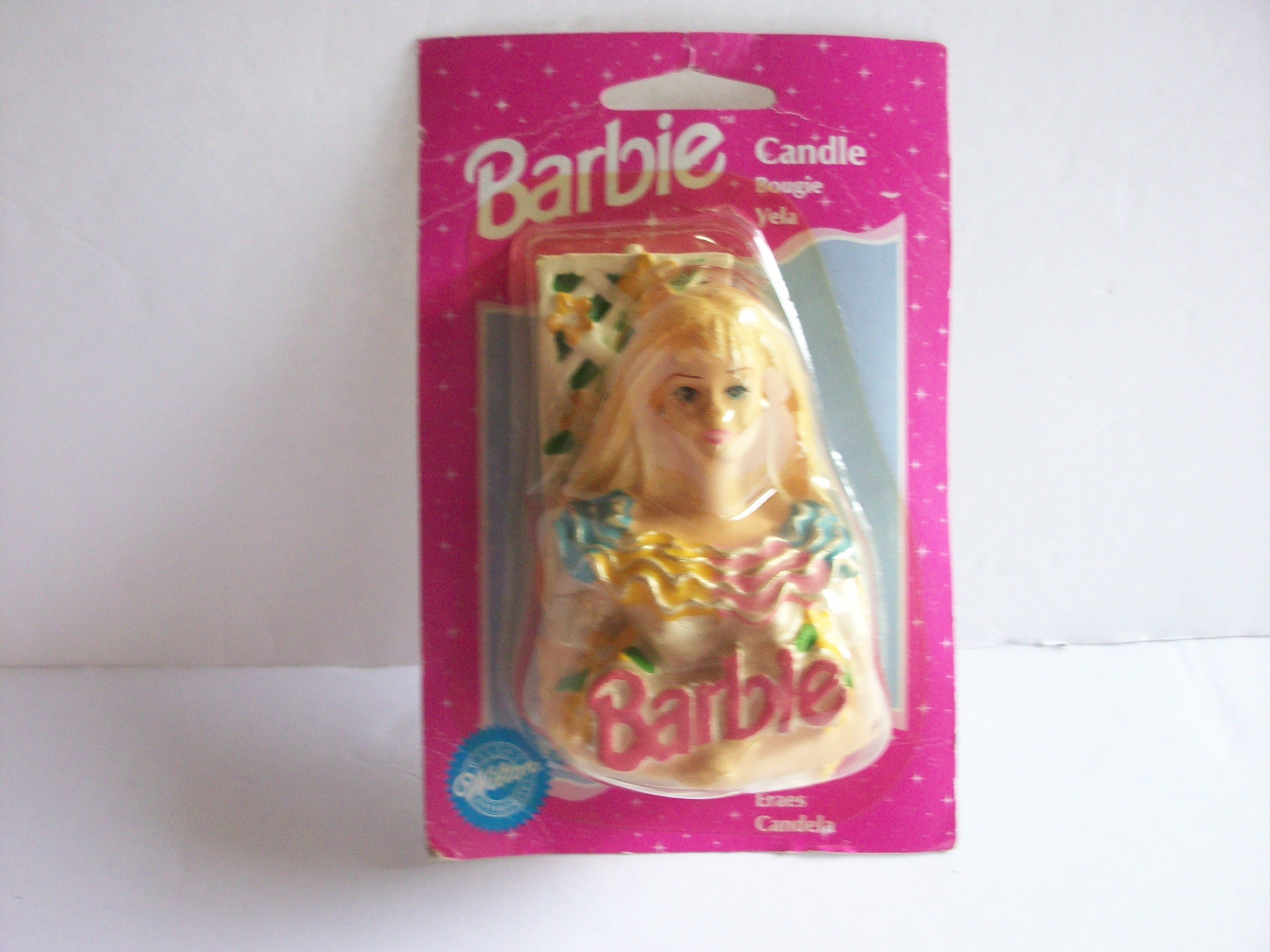 Cake Topper Barbie Candle by Wilton Vintage Wax Shaped Etsy India