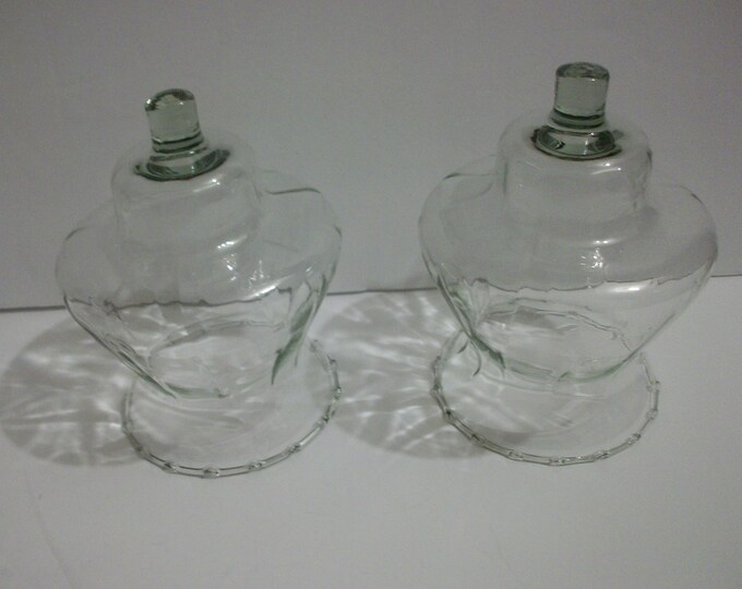 Large Glass Votive Cups by Home Interiors and Gifts homco Set of 2