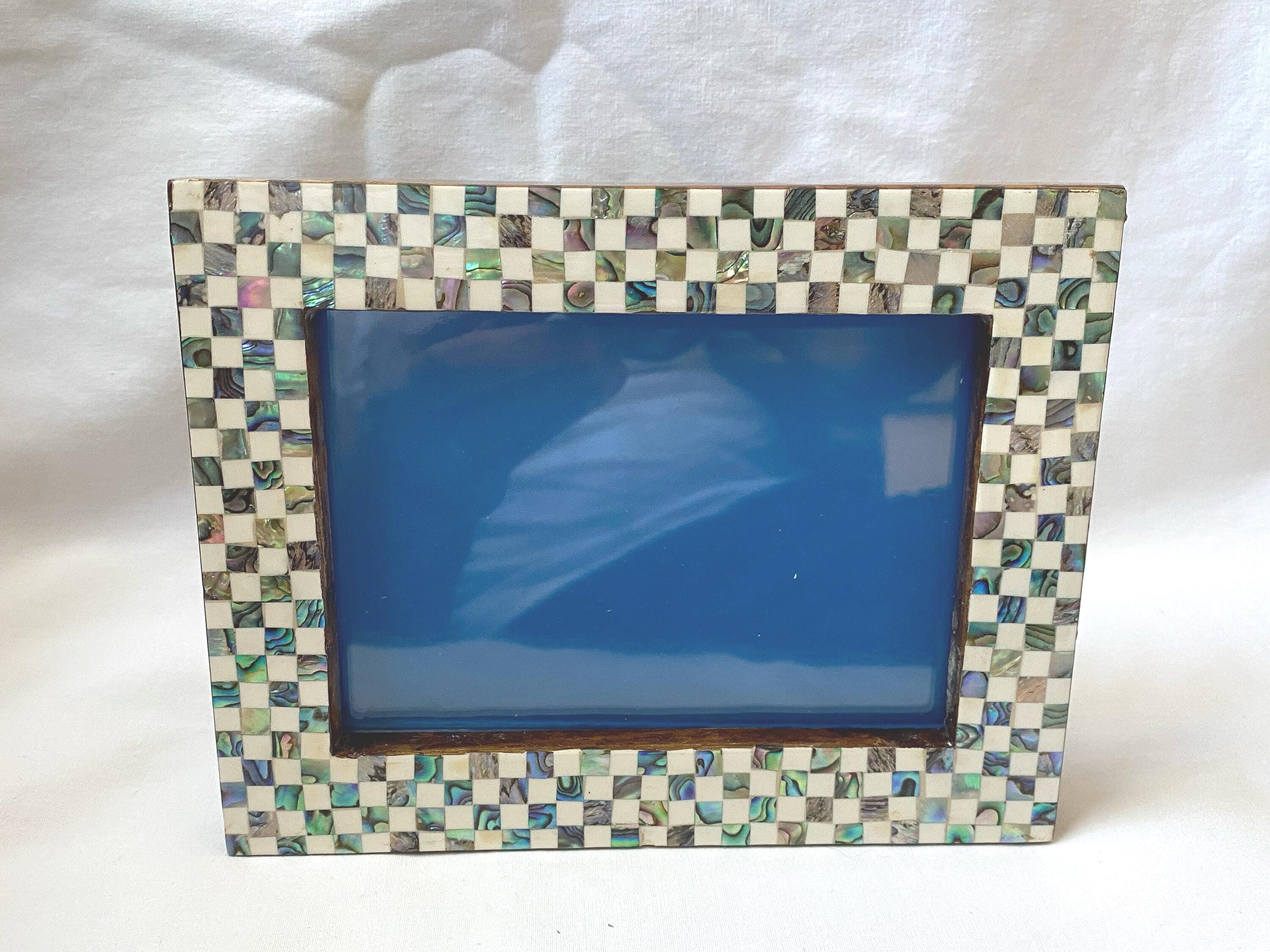 Egyptian Beech Wood Mother of Pearl Paua Shell Inlaid Handmade Egyptian Beech Wood Mother of Pearl Paua Shell Inlaid Handmade