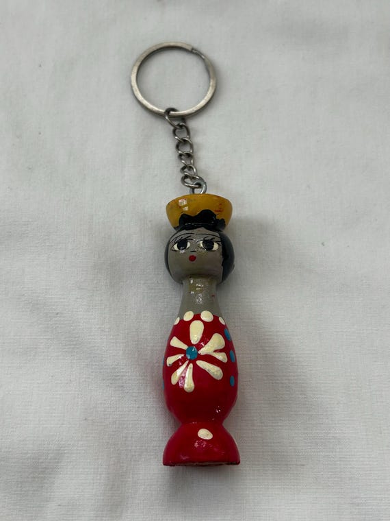 Keychain - Rectangle - Key of life Ankh - Leather Keychain - Rectangle - Key of life Ankh - Leather