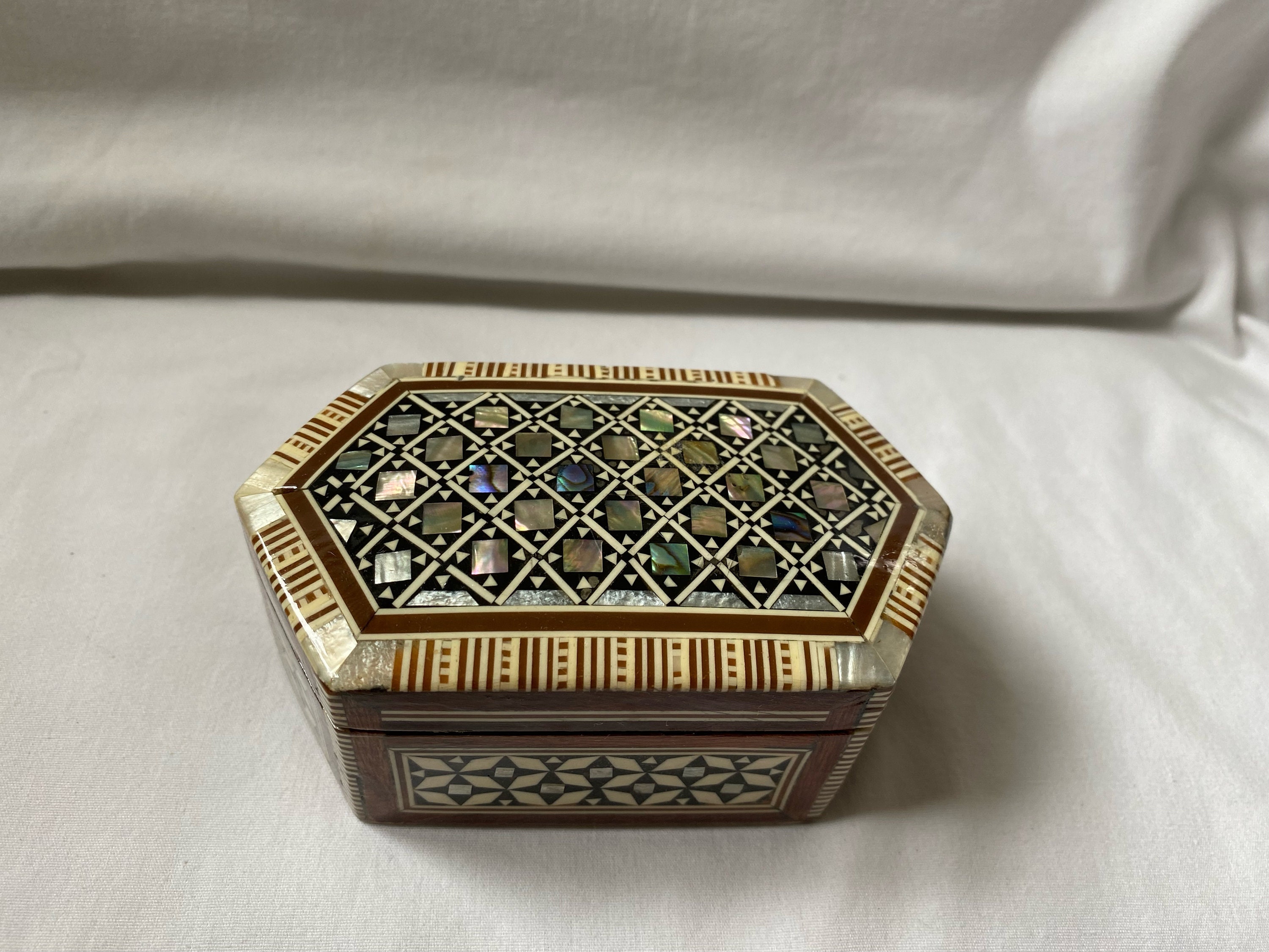 Camilla 2-Piece Mother of Pearl Inlay Box Set