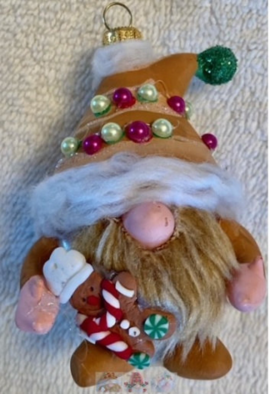 Beautiful New Italian Blown Glass Brown Gnome Ginger Bread Man ...