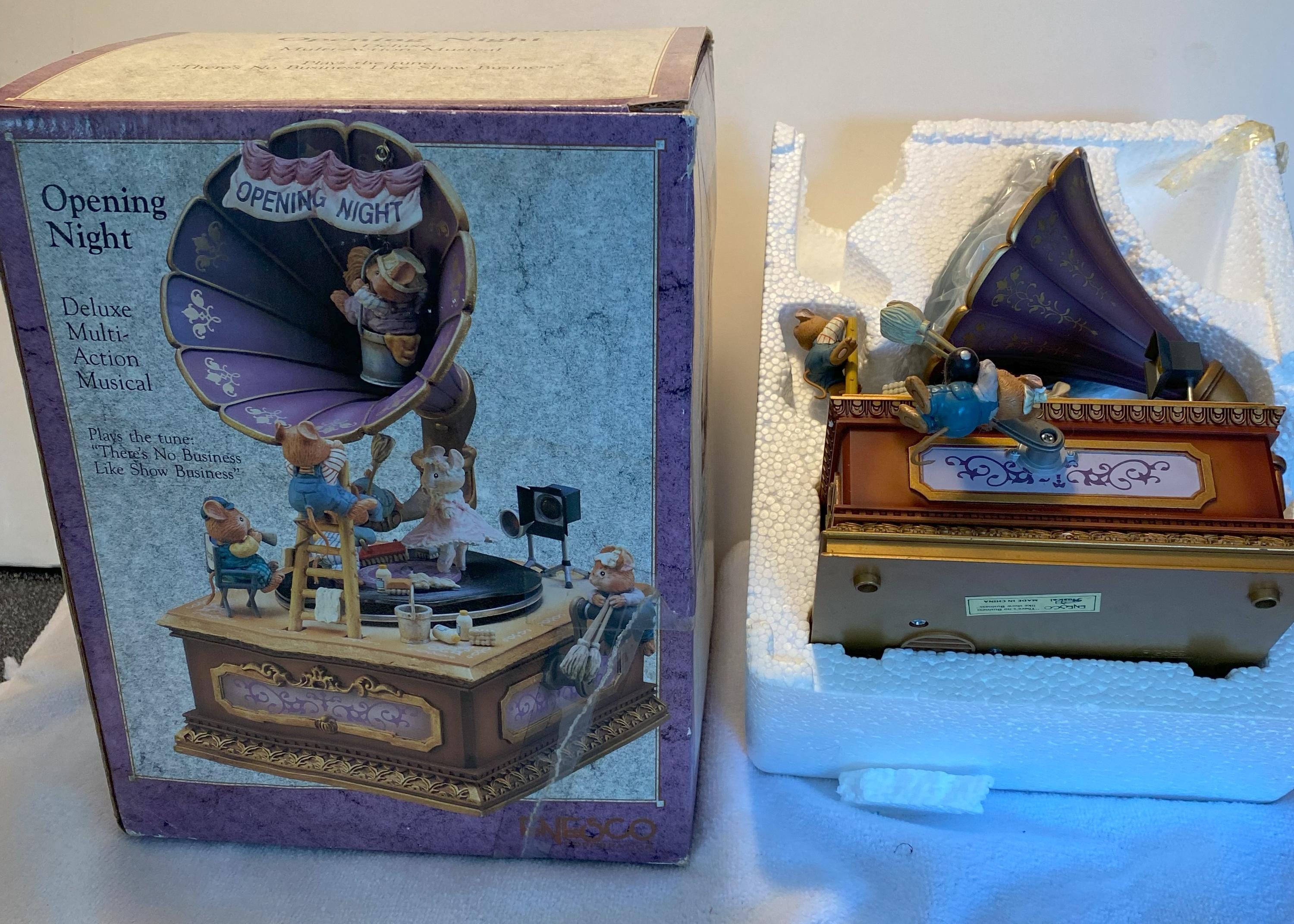 Enesco Multi Action Music Box - Etsy