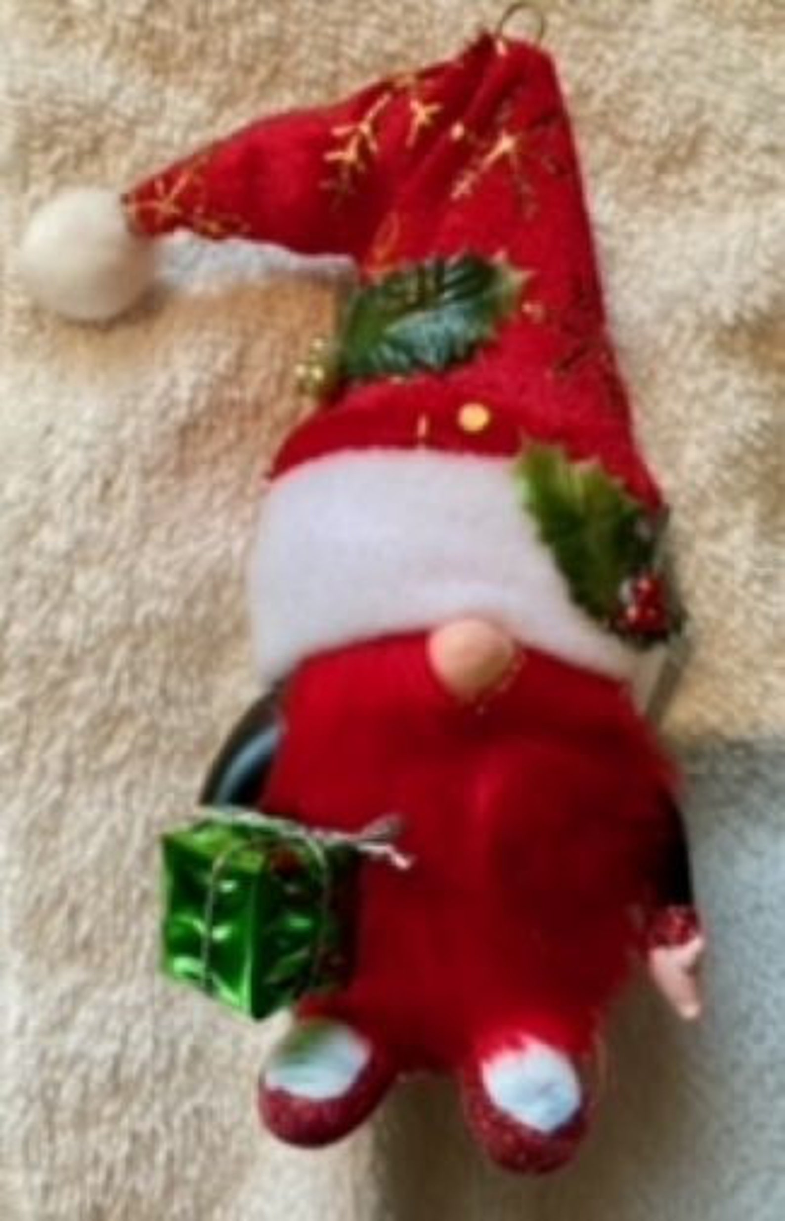 New Beautiful Italian Blown Glass Christmas Morning Gnome Christmas ...