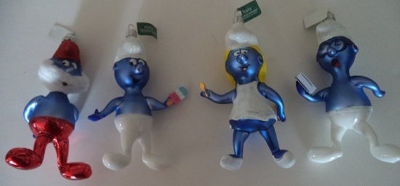 Papa Smurf and Smurfette.  Smurfs, Smurfette, Smurfs party