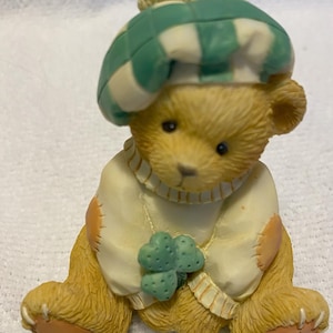 1993 Sean “Luck Found Me a friend in You ”  Cherished Teddies figurine  916439