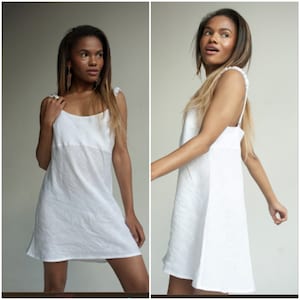 Linen camisole, Women long camisole, Linen cami dress, Linen long cami, Linen nightie, Linen spaghetti strap dress, Linen slip dress midi