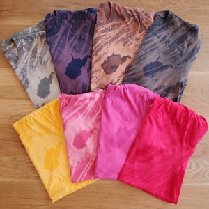 West Virginia/Moutaineers/ Bleach Dye Tee/ WV/ Custom Tee/ Unisex Adult T-Shirt