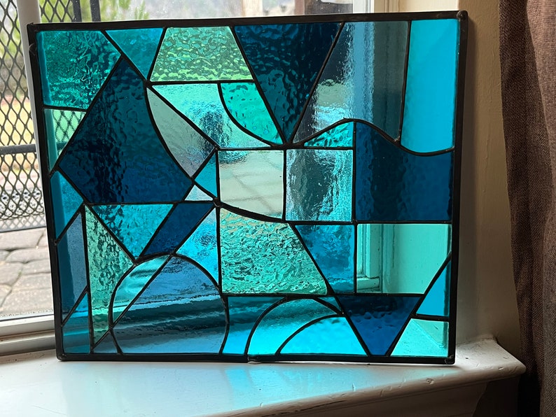 Stained Glass Window Panel Etsy
